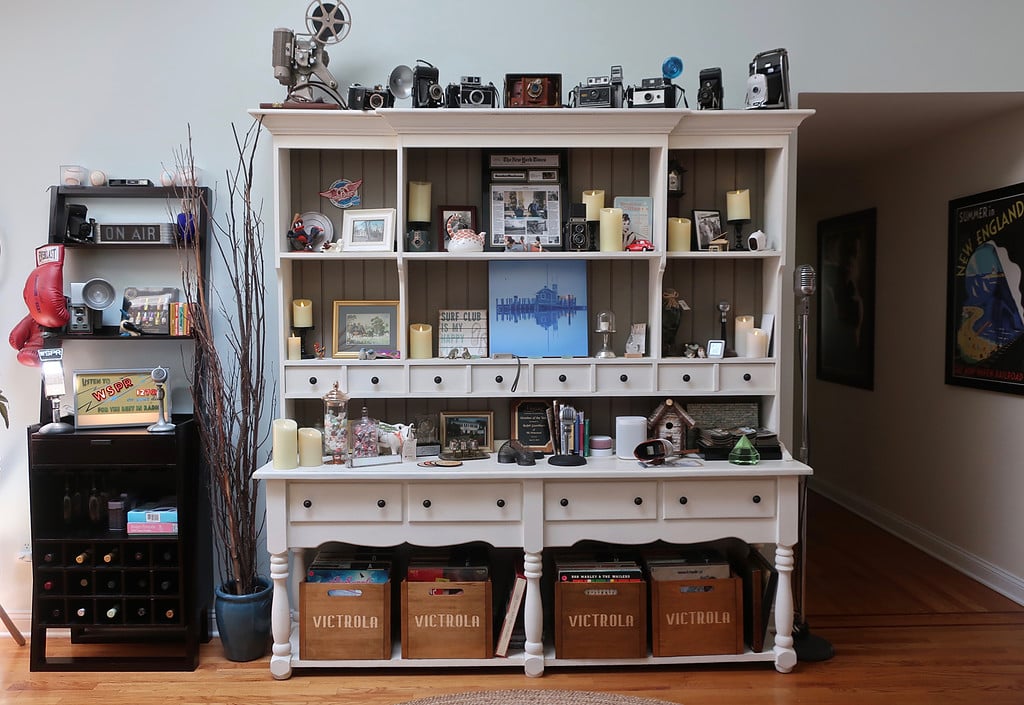 Curio shelf at The Homestead Madison CT