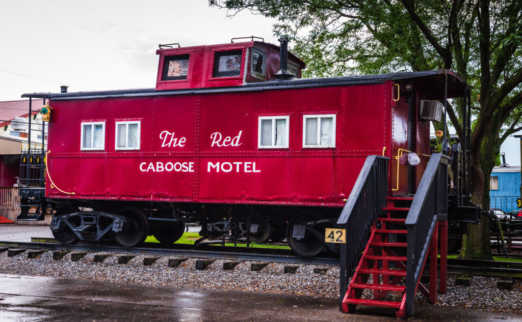 The Red Caboose Motel
