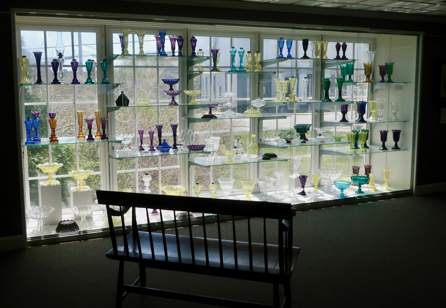 Sandwich MA Glass Museum window wall