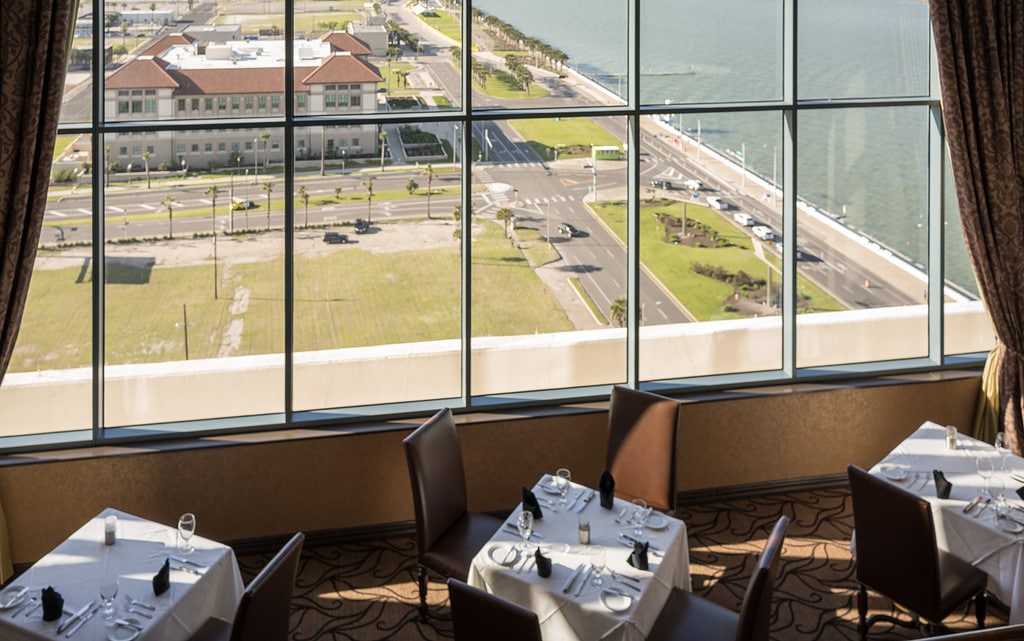 Omni Corpus Christi Hotel restaurant view