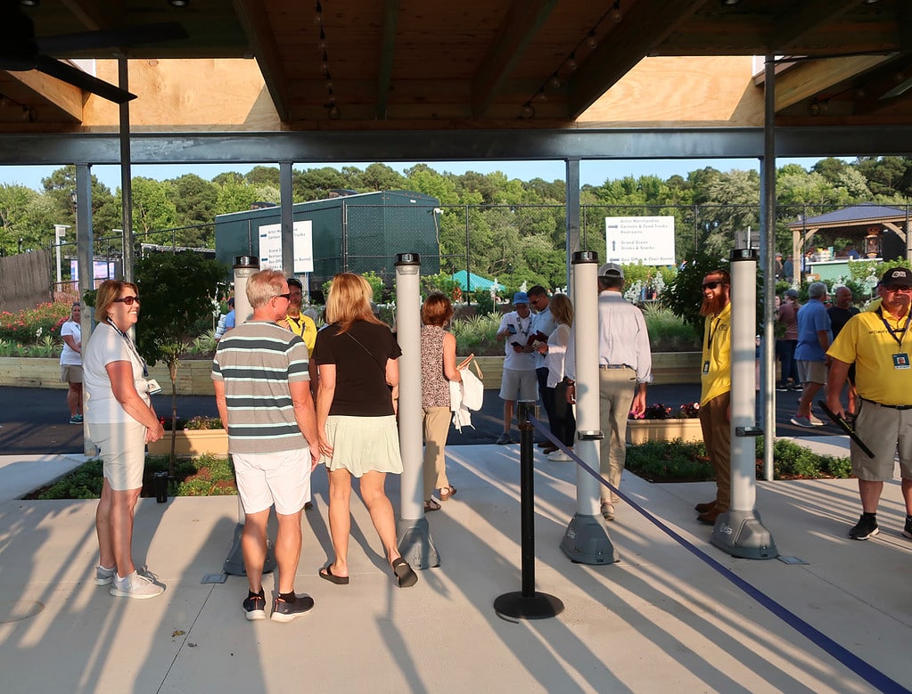 Entrance to Freeman Arts Pavilion Selbyville DE