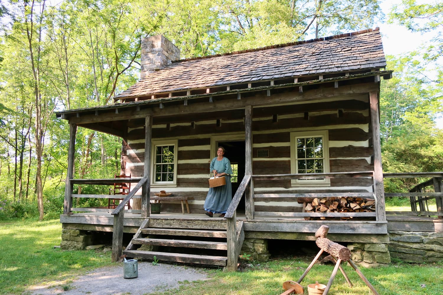 Log Cabin at Fort Roberdeau Blair County Park