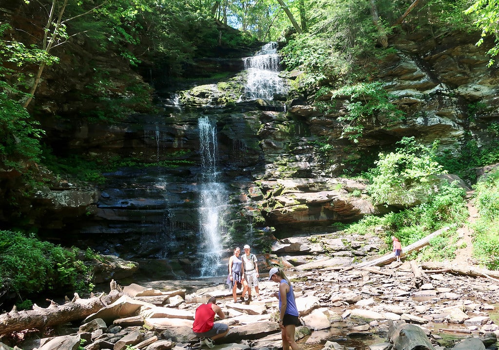 Ganoga Falls at Ricketts Glen State Park PA