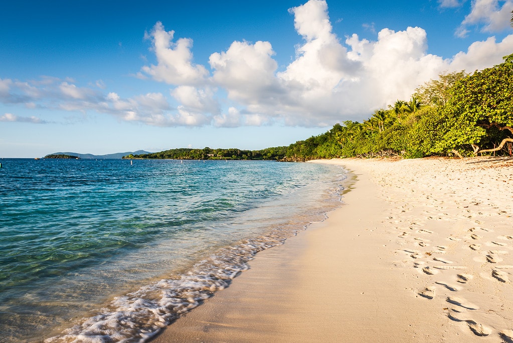 Honeymoon Bay in St. John.