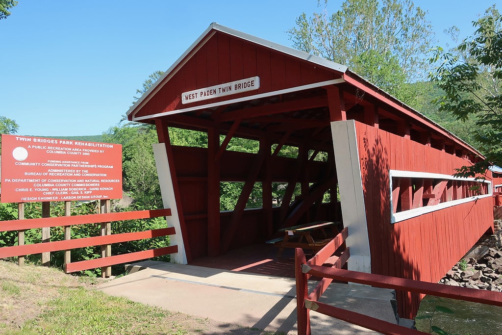 Paden Twin Covered Bridges Columbia-Montour Counties PA