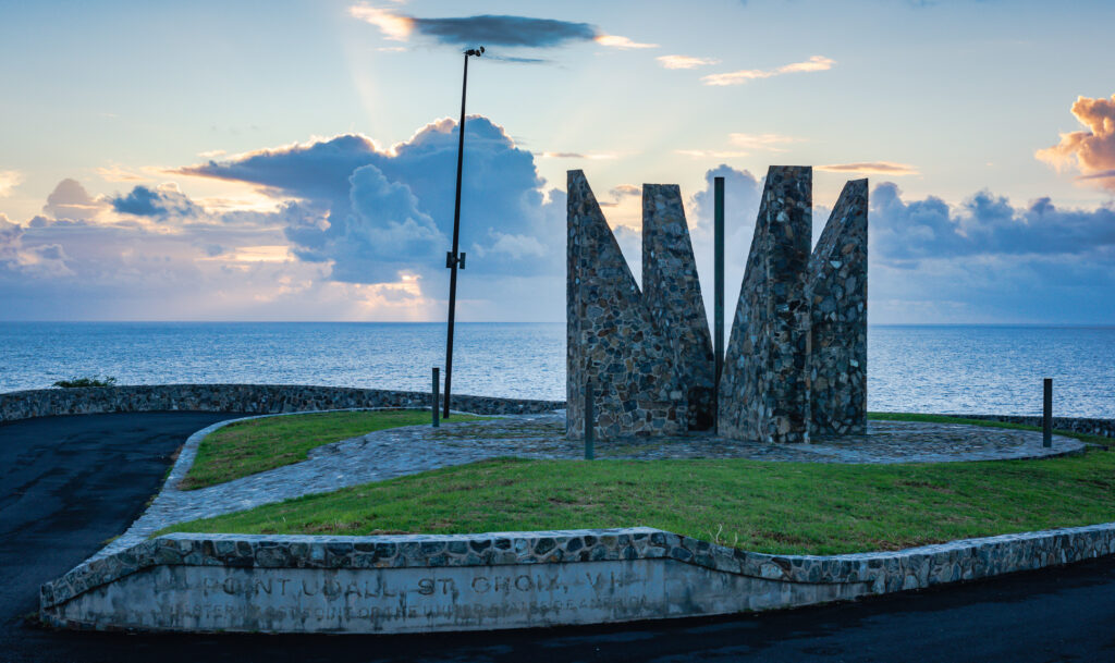 Sunrise at Point Udall in St. Croix.