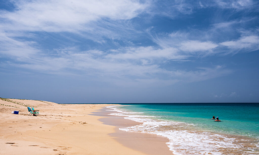 Sandy Point Beach on St. Croix.