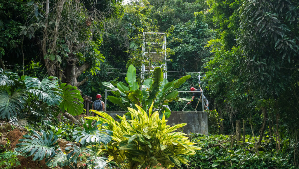 Zipline in St. Thomas