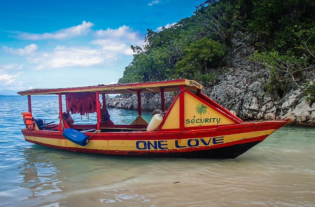 One Love boat in Jamaica