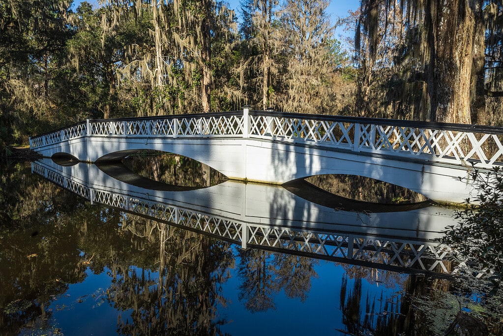 Magnolia Plantation and Gardens bridge