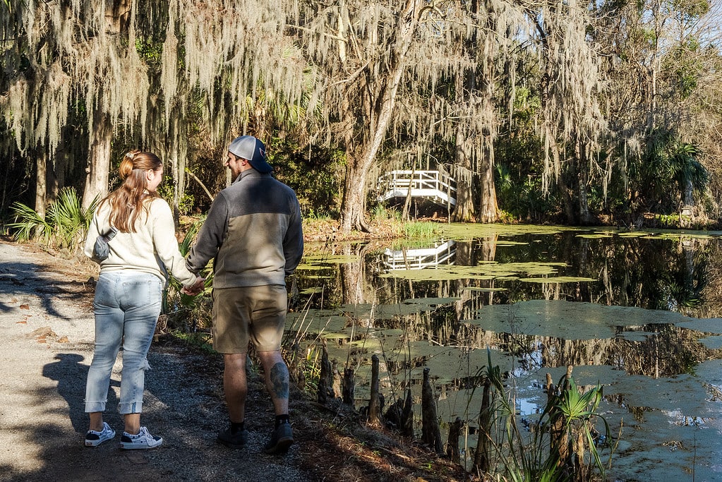 Couple at Magnolia Plantation and Gardens