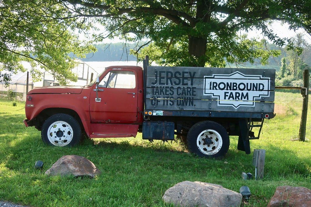 Ironbound Farm truck Asbury NJ in Hunterdon County