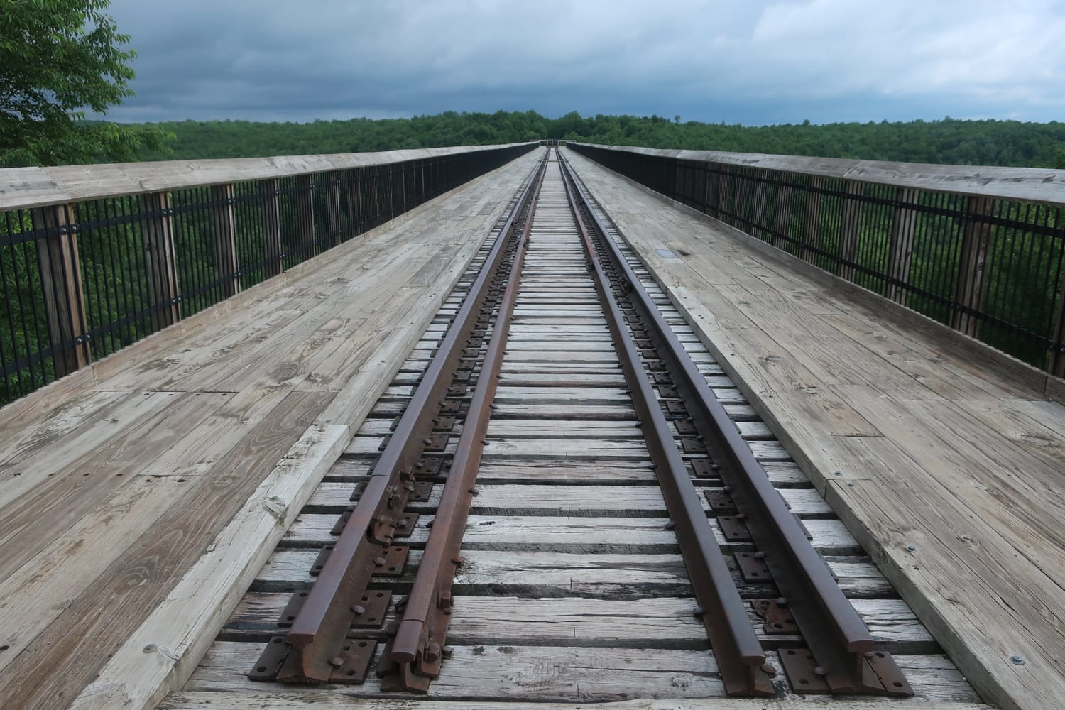 Skywalk at Kinzua Bridge SP Mt Jewett PA