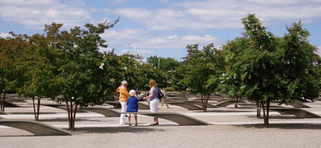 9-11 Memorial at the Pentagon in Arlington VA