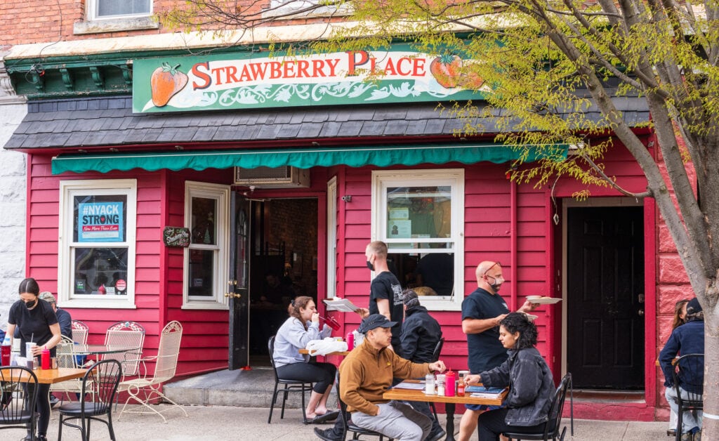 Exterior of Strawberry Place in Nyack