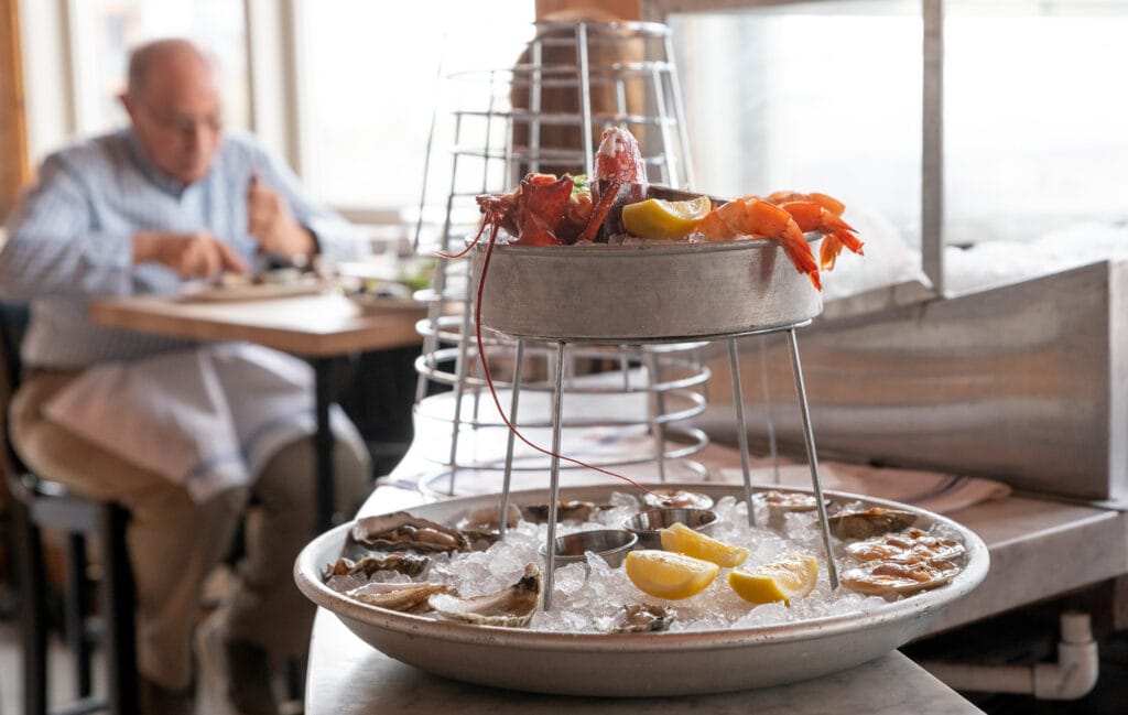 Seafood Tower at Hudson Farmer & The Fish