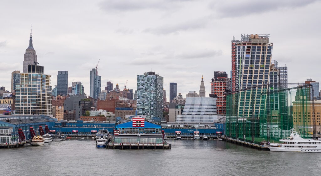 Chelsea Piers seen from Circle Line Cruise on the Hudson River