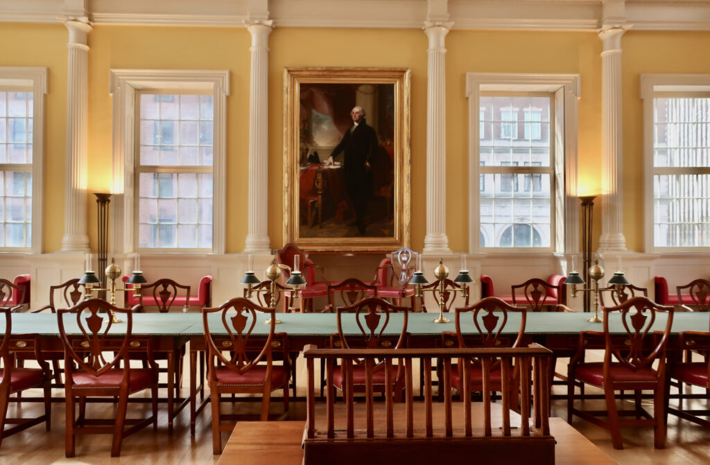 Court Room where Amistad captives were tried, Old State House Hartford CT