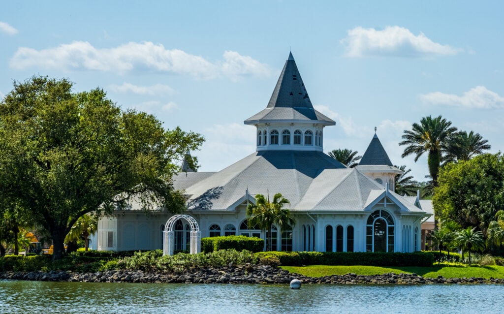 Exterior of the Disney Wedding Pavilion