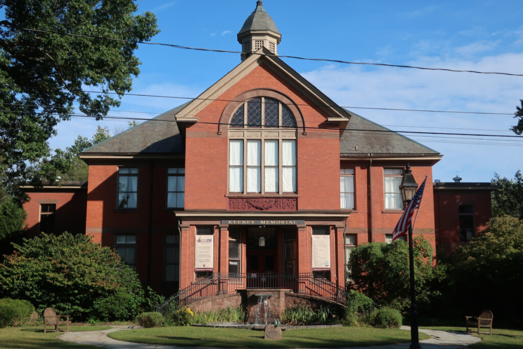 Keeny Memorial Building exterior Wethersfield CT
