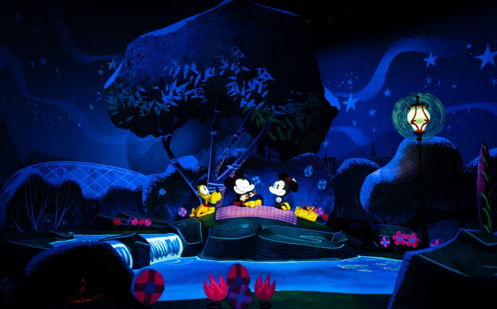 Mickey and Minnie ride