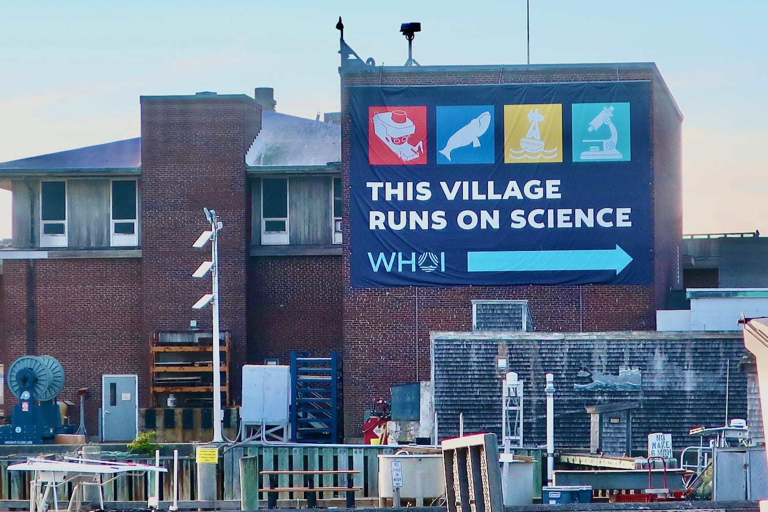 This Village Runs on Science Woods Hole Mural