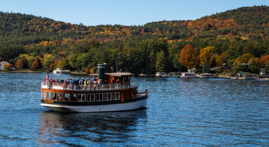 The Morgan cruise on Lake George