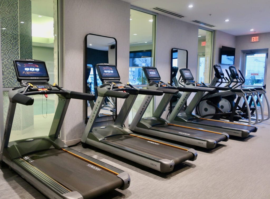 Fitness Center at Renaissance Hotel Patriot Place MA
