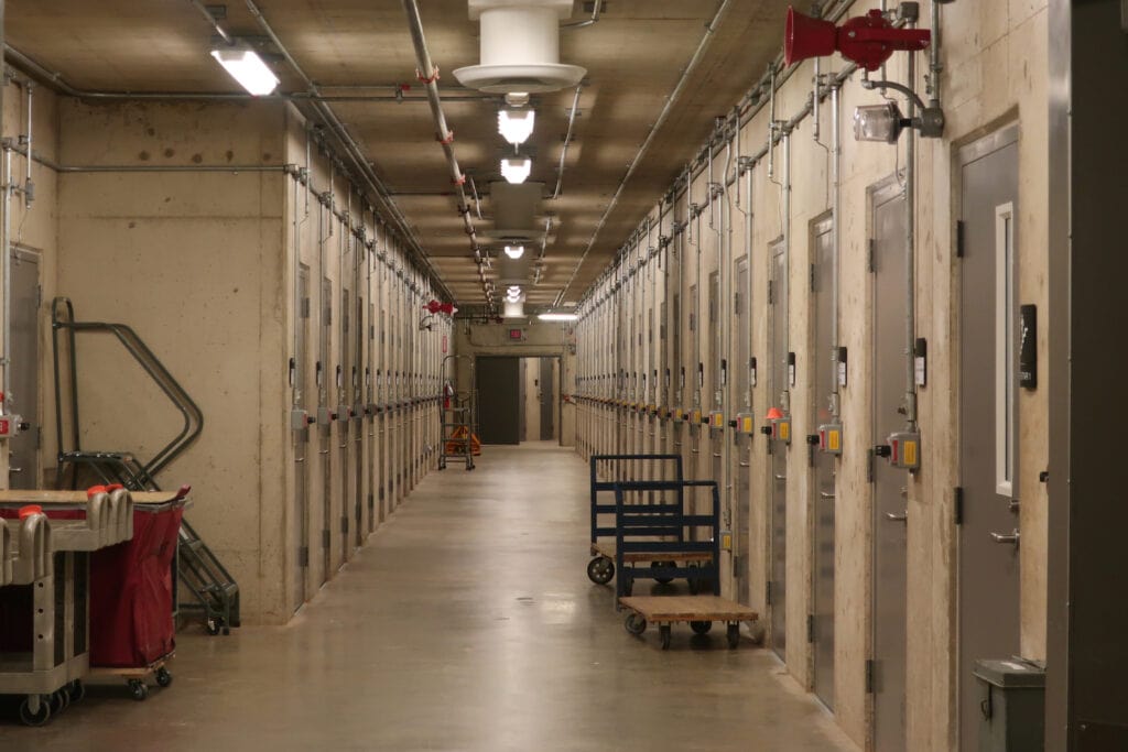 Underground storage for nitrate films at Library of Congress Packard Campus Culpeper VA