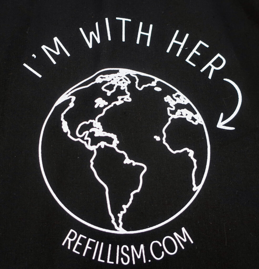 I'm With Her tote bag from Refillism York PA