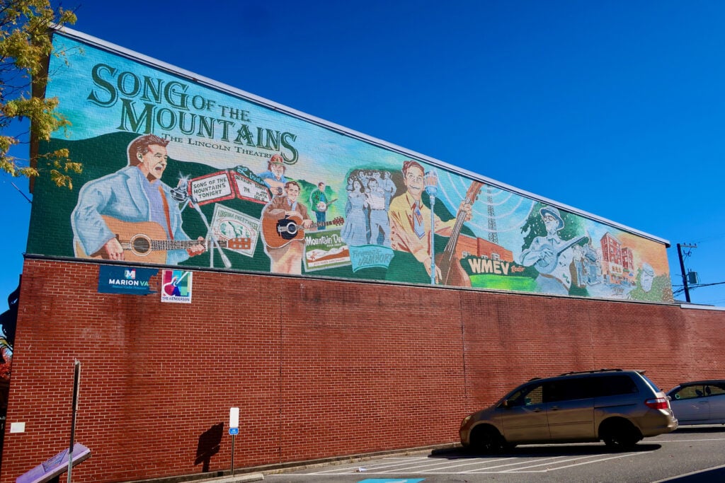 Song of the Mountains Mural Marion VA