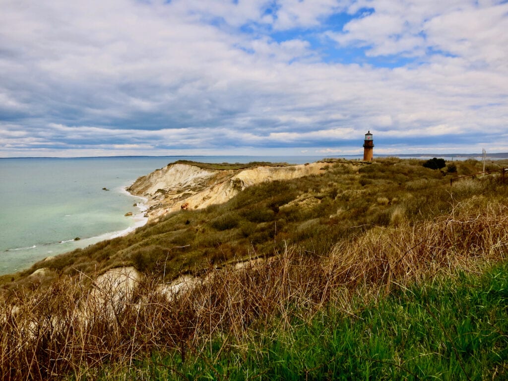 Aquinnah Cliffs and Lighthouse Martha's Vineyard MA