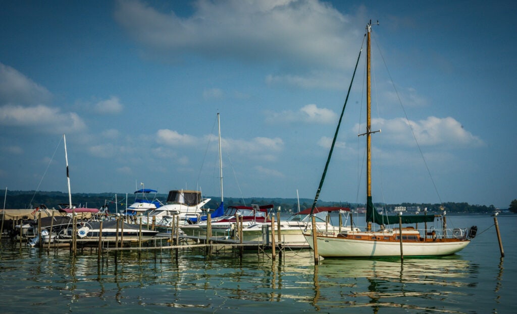 Sailboats at Long Point State Park