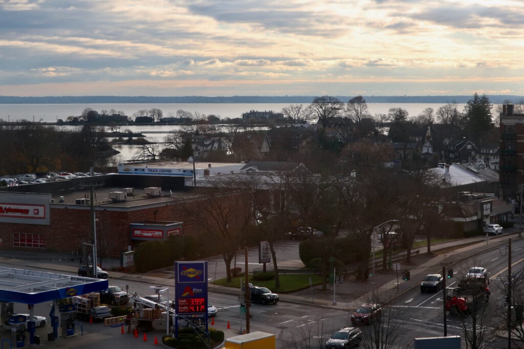 Hotel NoMa room view of Long Island Sound