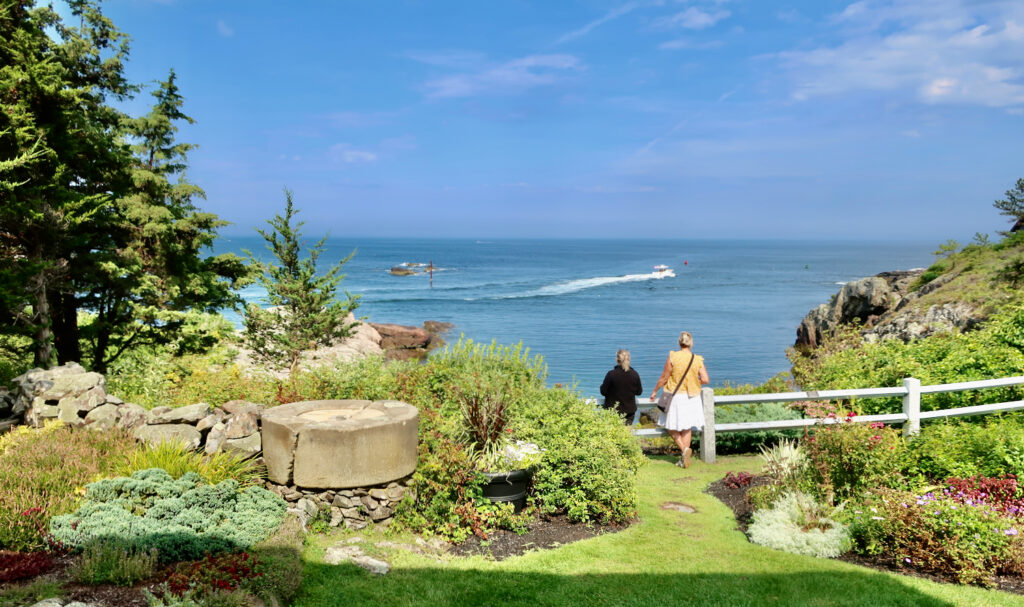 Back garden of Ogunquit Museum of American Art Maine