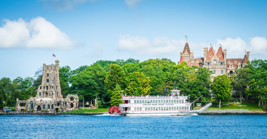 Boldt Castle from Uncle Sams Boat Tours NY