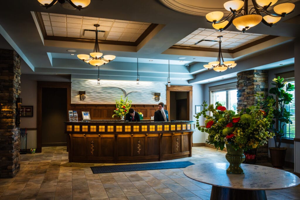 Chautauqua Lake Harbor Hotel lobby