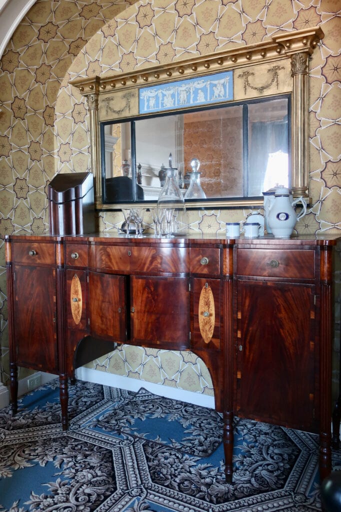 Stunning 1700's sideboard at Moffatt-Ladd House Portsmouth NH