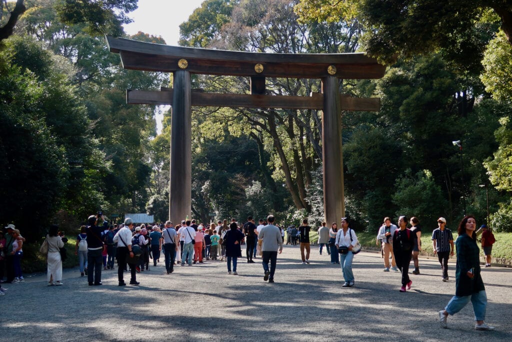 Meiji Jingu Shrine entrance Tokyo