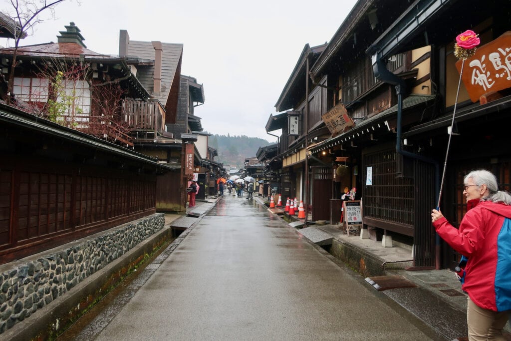 Old Takayama District in the rain - Japan