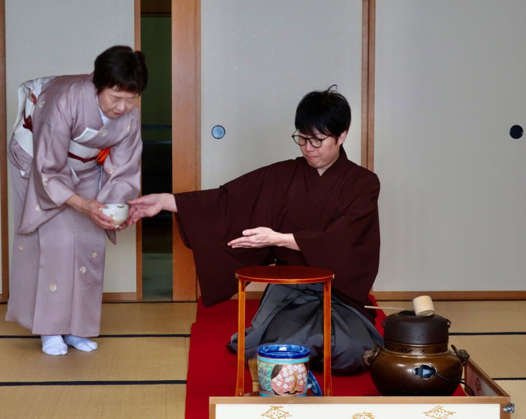 Traditional tea ceremony in Takayama Japan
