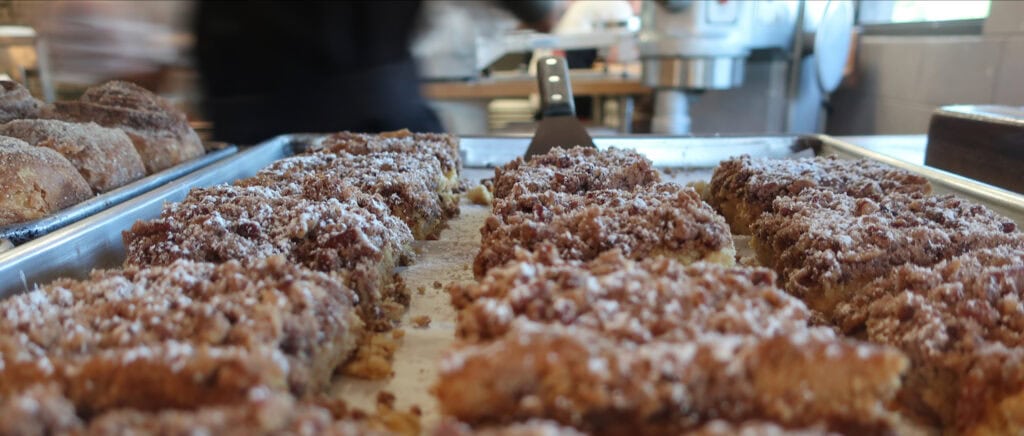 Coffee cake at Bakehouse at Chelsea Norfolk VA