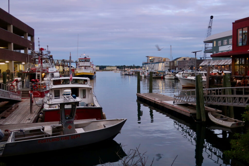 Portland Maine docks