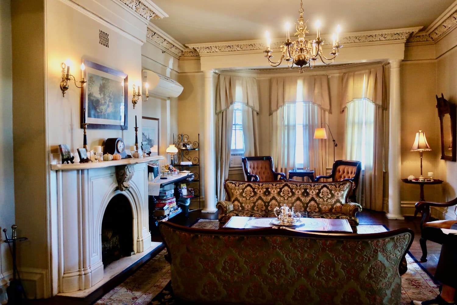 Parlor at Sayre Mansion Bethlehem PA