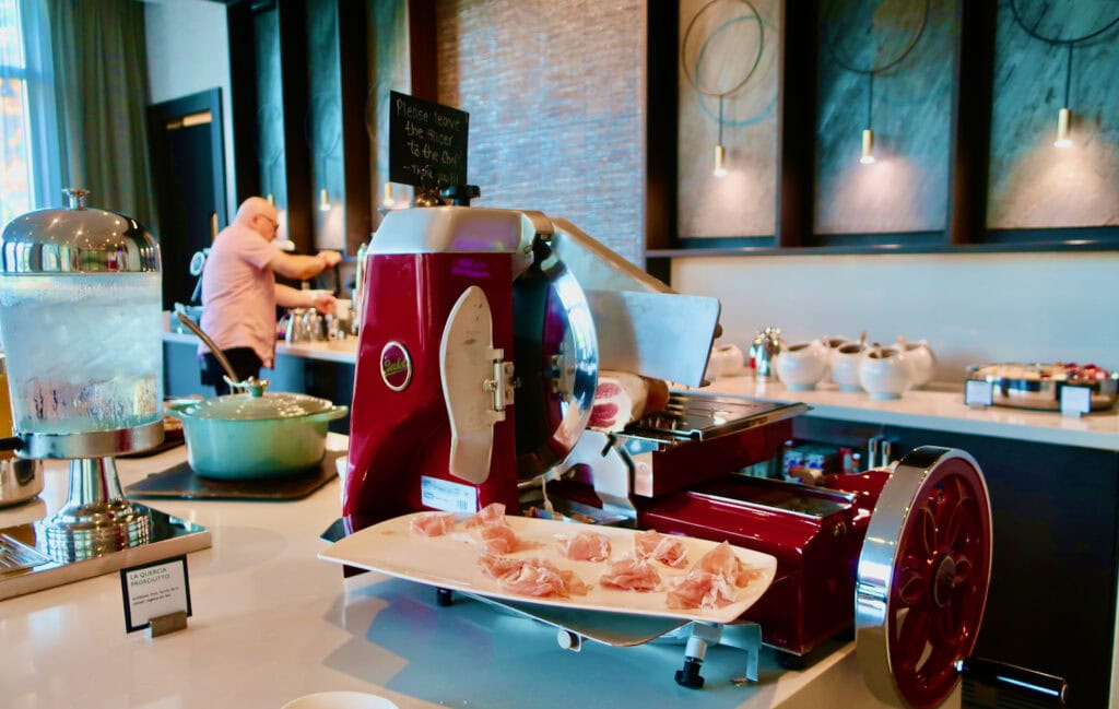 Berkel Meat slicer is center stage at AC Portsmouth NH hotel