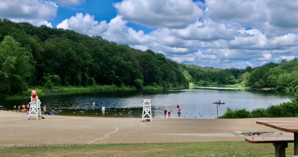Lake Mohegan Beach