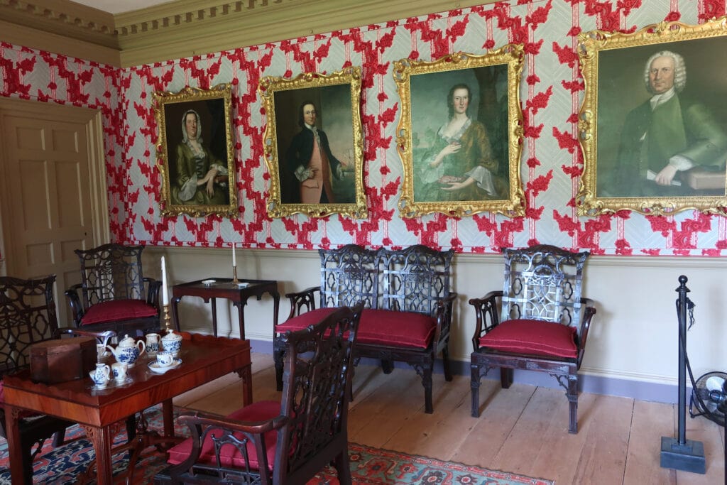 Portraits of owners of the Moffatt-Ladd House Portsmouth NH