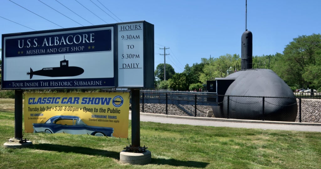 USS Albacore submarine