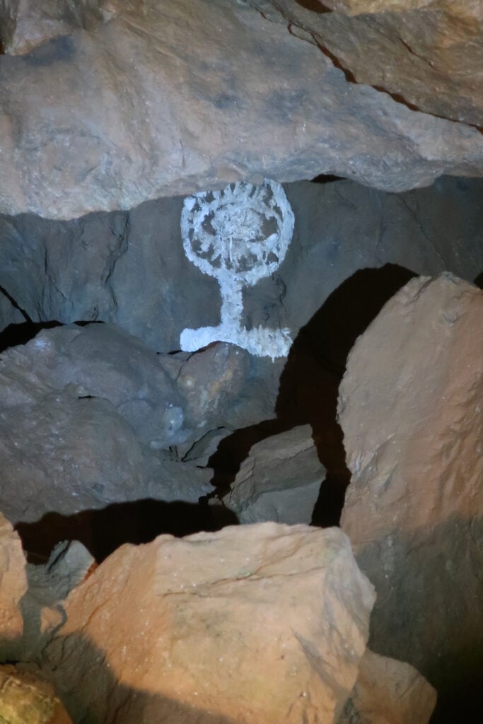Lehigh U frat boys left this strange symbol in the Lost River Caverns PA