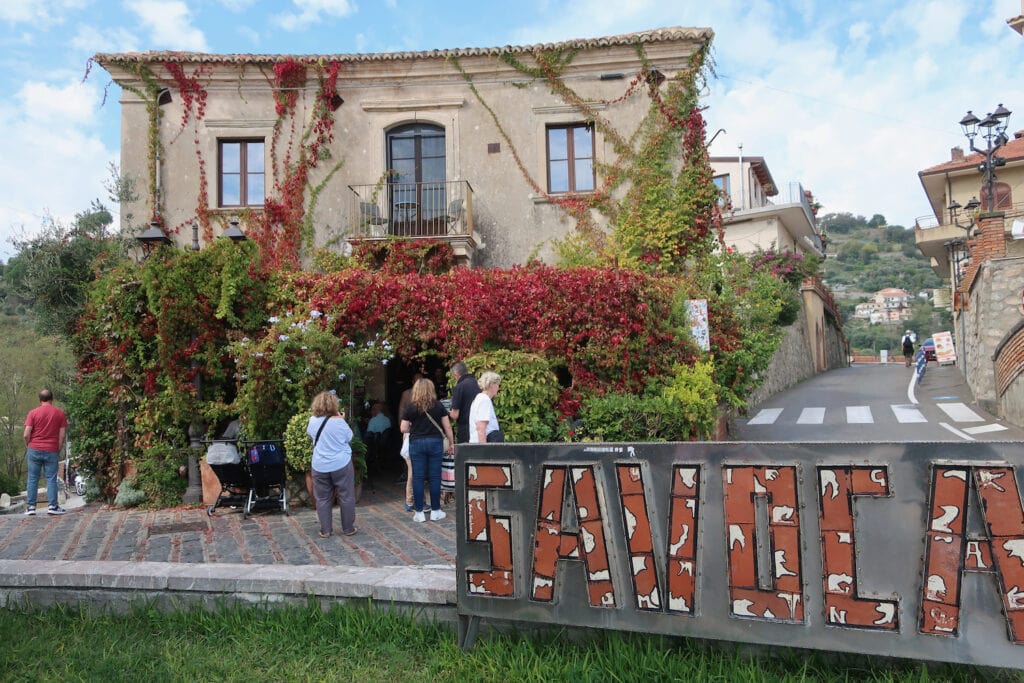 Bar Vitelli Savoca, a Godfather Movie film location